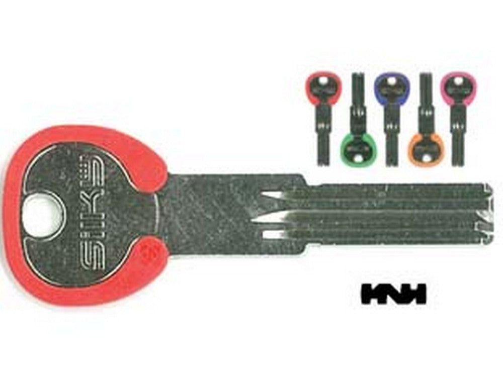 chiavi punzonate cilindri agb 7 spine agb8dz agb8dz silky 5 colori cod:ferx.fer369749