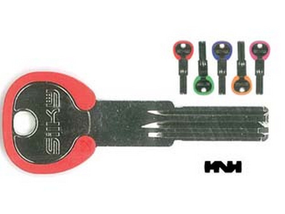 chiavi punzonate cilindri agb 6 spine agb9dz agb9dz silky 5 colori cod:ferx.fer369770