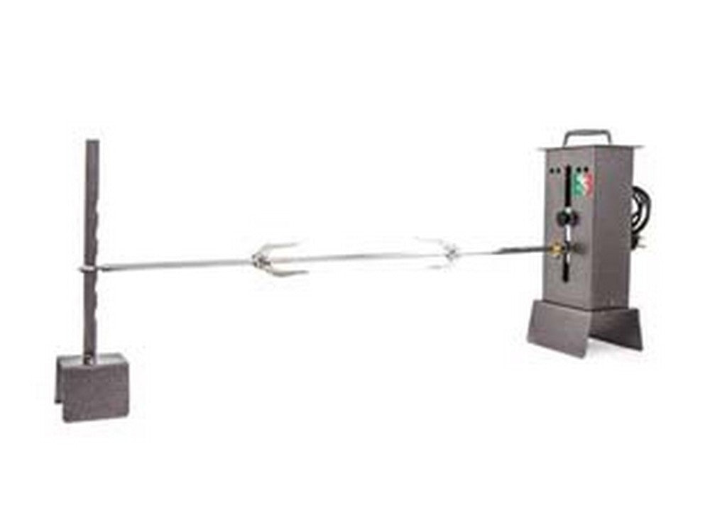 girarrosto elettrico registrabile con 1 spiedo - cm.14x13x36h. kg.2,5 cod:ferx.fer377423