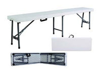 panchina birreria pieghevole in hdpe cm.183x30x42h. cod:ferx.fer378208