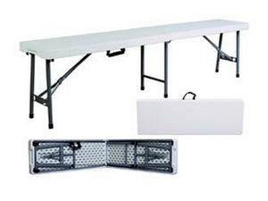 panchina birreria pieghevole in hdpe cm.183x30x42h. cod:ferx.fer378208