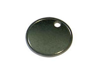 medaglia nichelata con anello  - ø mm.25 cod:ferx.fer379823