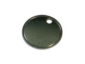 medaglia nichelata con anello  - ø mm.25 cod:ferx.fer379823