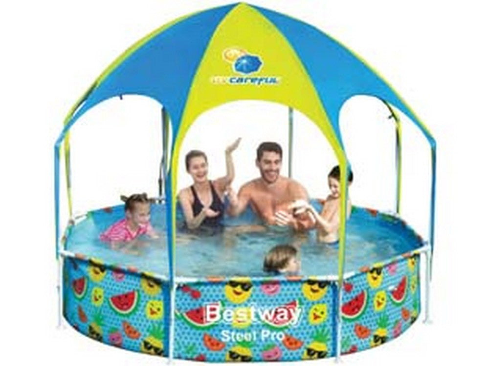 piscina "splash-in-shade" coperta con pioggia cm.244x51h. - kg.13,4 - lt.1.688 (art.56432) cod:ferx.fer379861