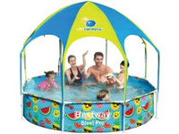 piscina "splash-in-shade" coperta con pioggia cm.244x51h. - kg.13,4 - lt.1.688 (art.56432) cod:ferx.fer379861