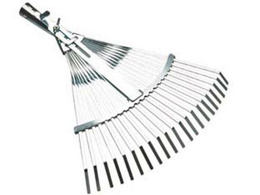 scopa da giardino in metallo regolabile attacco conico - 21 denti cod:ferx.fer380263