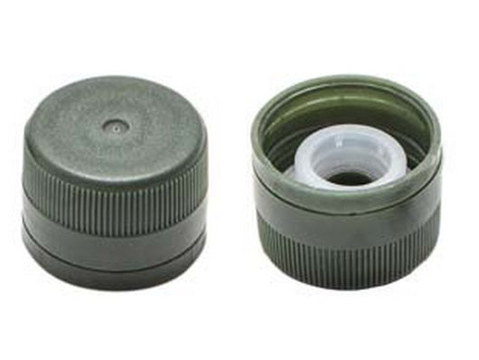tappo plastica verde bottiglia marasca mm.31,5x24h. versatore cod:ferx.fer380409
