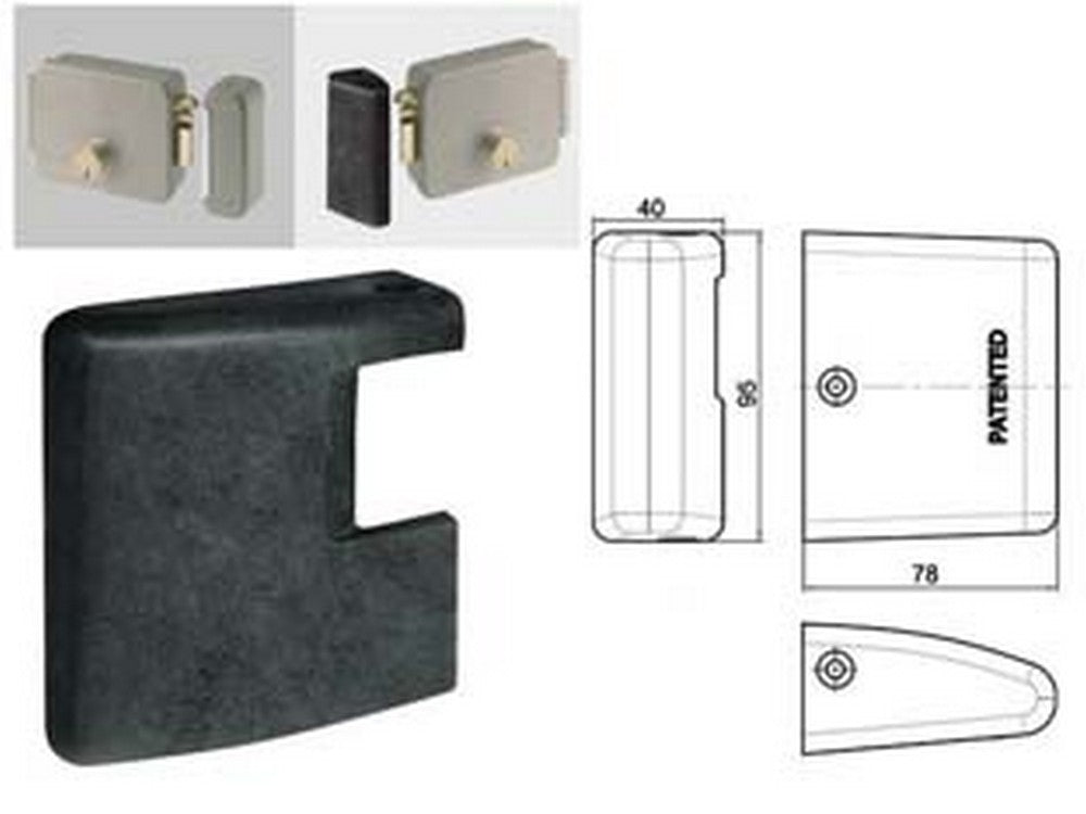 bocchetta intelligente per elettroserrature - mano sinistra (y0a5civ2000) cod:ferx.fer380942