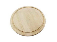 tagliere rotondo in faggio con scanalatura cm.24 - cm.24  cod:ferx.fer381574