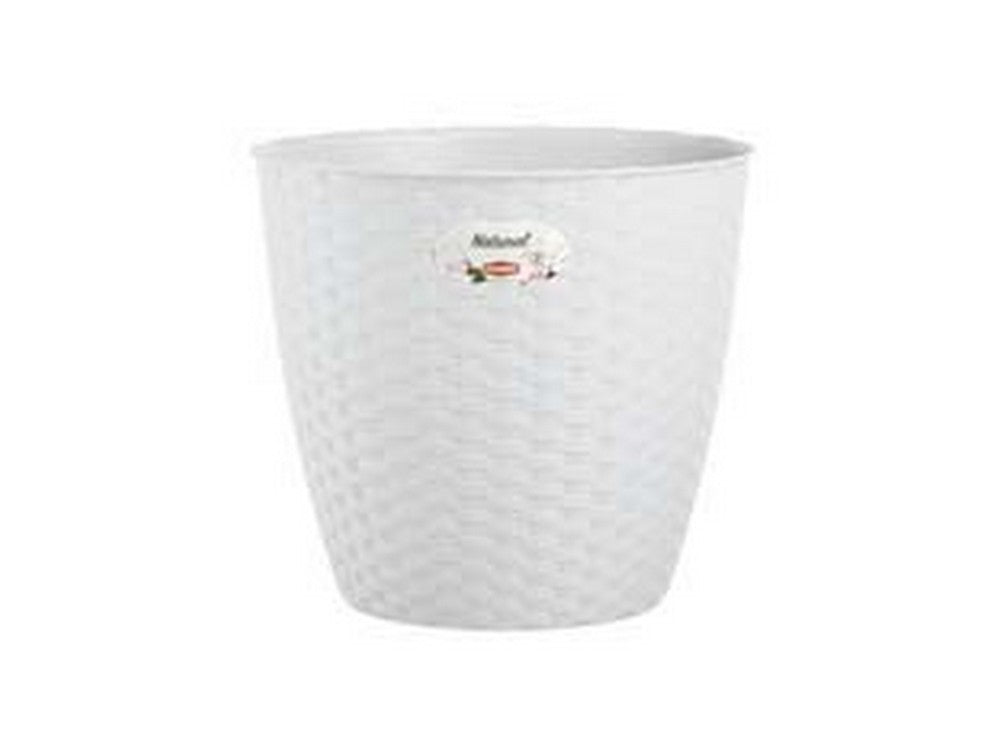 vaso natural bianco - ø cm.29x26.5h. - lt.12.5 cod:ferx.fer383240