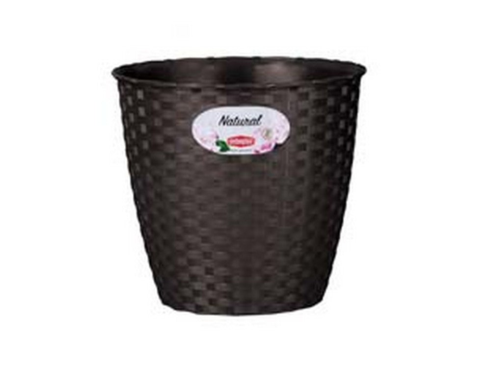 vaso natural moka - ø cm.24x22.2h. - lt. 6.2 cod:ferx.fer383219