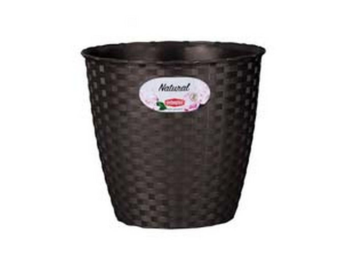 vaso natural moka - ø cm.24x22.2h. - lt. 6.2 cod:ferx.fer383219