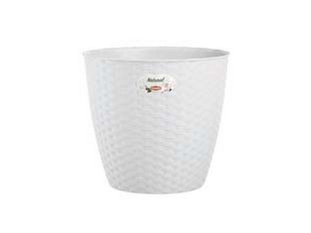 vaso natural bianco ø cm. 19 - cm. 19x17.5h. - lt.3 cod:ferx.fer383226