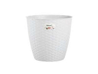 vaso natural bianco ø cm. 19 - cm. 19x17.5h. - lt.3 cod:ferx.fer383226