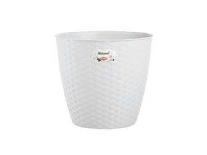 vaso natural bianco ø cm. 19 - cm. 19x17.5h. - lt.3 cod:ferx.fer383226