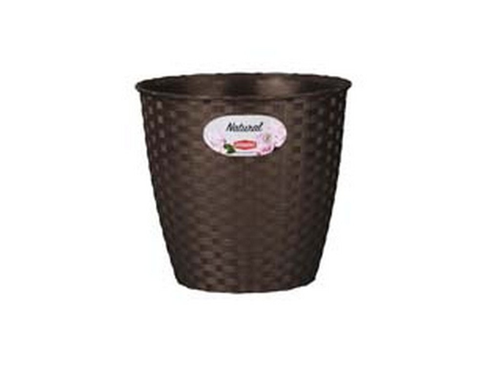 vaso natural moka ø cm.19 - cm. 19x17.5h. - lt. 3   cod:ferx.fer383233