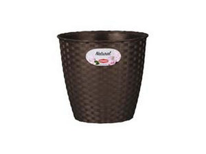 vaso natural moka ø cm.19 - cm. 19x17.5h. - lt. 3   cod:ferx.fer383233