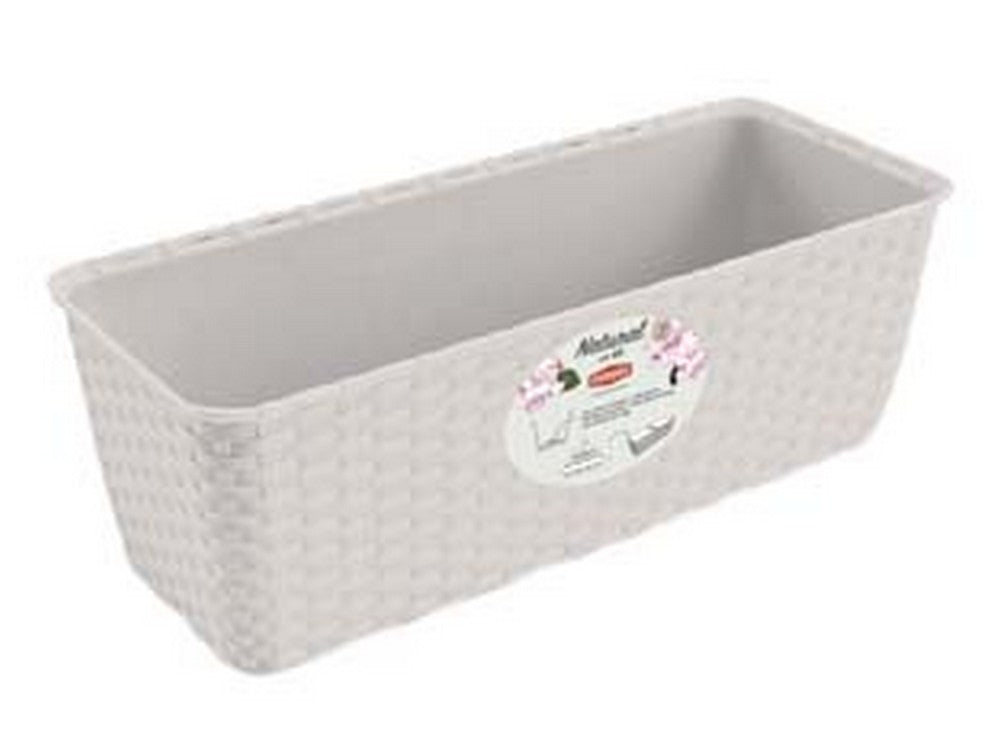 balconetta natural bianca con riserva d'acqua - cm. 50x18x16h - lt.9.2 cod:ferx.fer383288