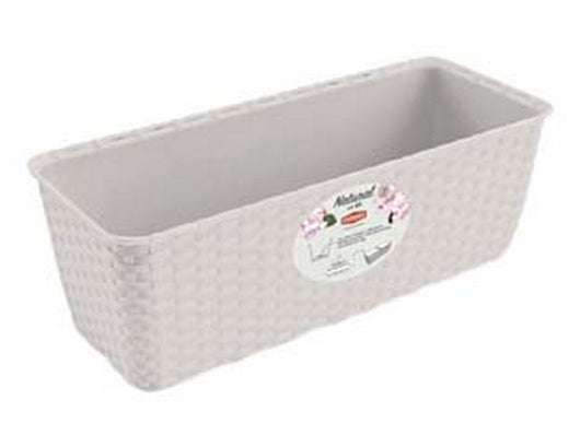 balconetta natural bianca con riserva d'acqua - cm. 50x18x16h - lt.9.2 cod:ferx.fer383288