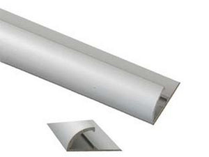 piaggia adesiva pavimento ferma passatoia in alluminio argento - cm.73x26  cod:ferx.fer383486