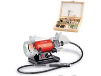 smerigliatrice da banco doppia mola e minitrapano 150w (tc-xg 75 kit) cod:ferx.fer388313