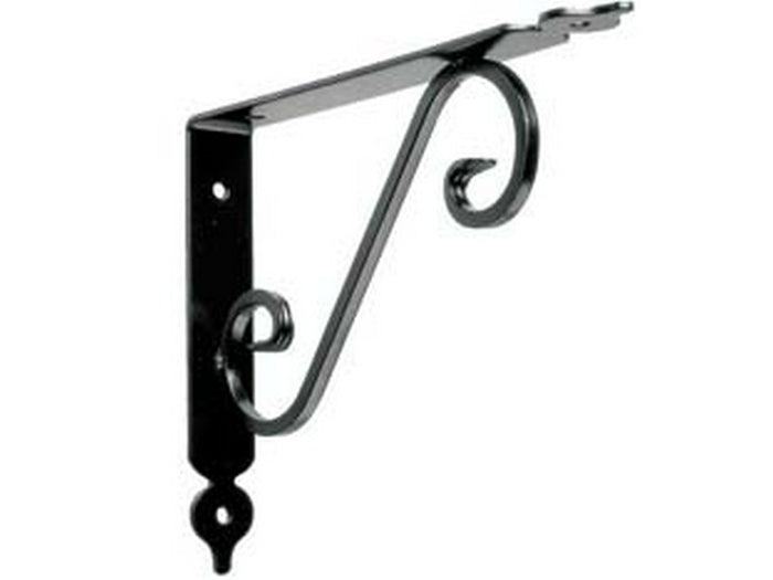 mensole ornamentali brackets nere - mm.140x190x25 cod:ferx.fer390910