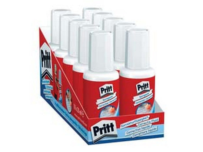 correttore pritt fluid con pennello pz.20 - ml.20 cod:ferx.fer392105