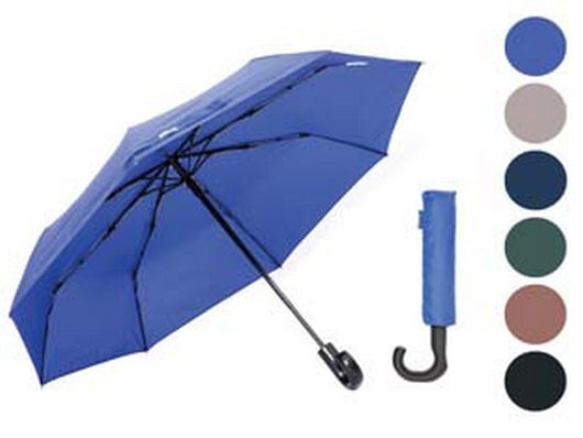 ombrello pieghevole mini automatico 8 stecche fibra tinta unita colori cod:ferx.fer392204