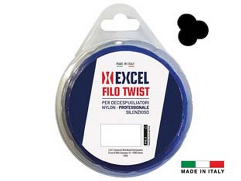 filo per decespugliatore in nylon silenziato ritorto blu - ? mm.3 in matassa da mt.50 cod:ferx.fer392907