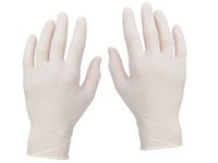 guanti in vinile bianchi senza polvere - tg.m conf. da 100 pz. cod:ferx.fer393744