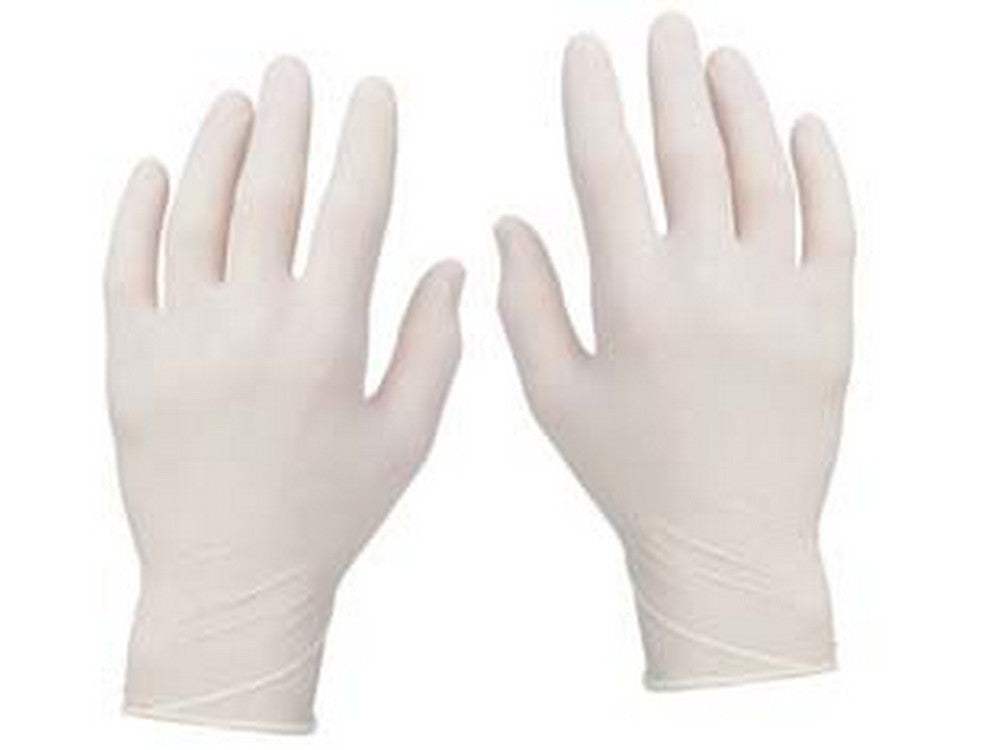 guanti in vinile bianchi senza polvere - tg.l conf. da 100 pz. cod:ferx.fer393751