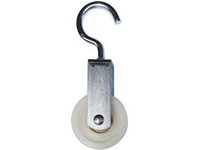 carrucole con gancio ruota nylon con cuscinetto - mm.50 cod:ferx.fer395328