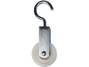 carrucole con gancio ruota nylon con cuscinetto - mm.50 cod:ferx.fer395328