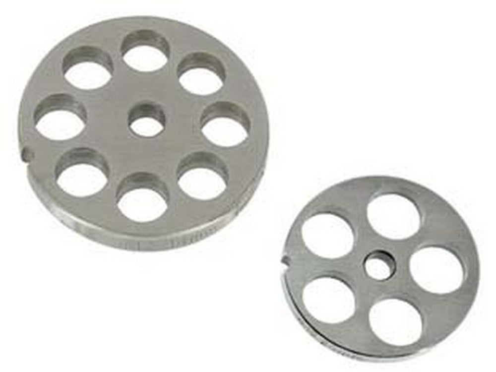 piastre in acciaio inox per tritacarne elettrici - n?22 foro mm.8 cod:ferx.fer395687