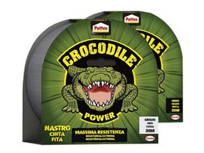 pattex crocodile nastro adesivo - mt.30 nero cod:ferx.fer396219