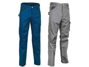 pantalone drill in cotone e poliestere right fit - tg.46 - antracite/nero cod:ferx.fer397162