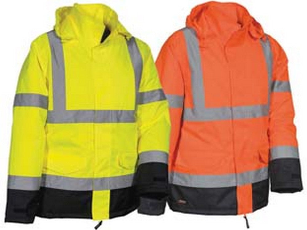 giacca imbottita namsos ad alta visibilita' - tg.m - arancio fluo/navy cod:ferx.fer398596