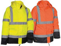 giacca imbottita namsos ad alta visibilita' - tg.l - giallo fluo/navy cod:ferx.fer398640