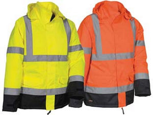 giacca imbottita namsos ad alta visibilita' - tg.l - giallo fluo/navy cod:ferx.fer398640