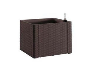 fioriera natural deluxe moka quadra - cm.43x43x33h. lt.35 cod:ferx.fer399630