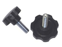 volantino con perno filettato in abs nero - ø volantino mm.40, perno m6 cod:ferx.fer400947