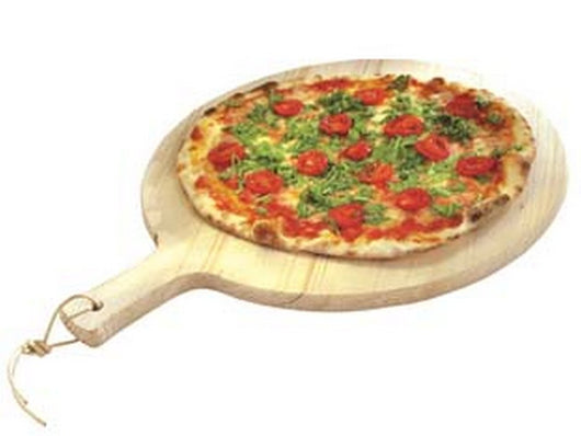 tagliere rotondo con manico - ? cm.34 cod:ferx.fer401616