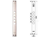 contropiastre per serrature porte blindate 94254 - interasse mm.37, mm.35x356x3 (942540037) cod:ferx.fer402224