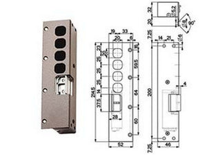 contropiastre elettriche 94080v - dx (94080vddmn) cod:ferx.fer402279