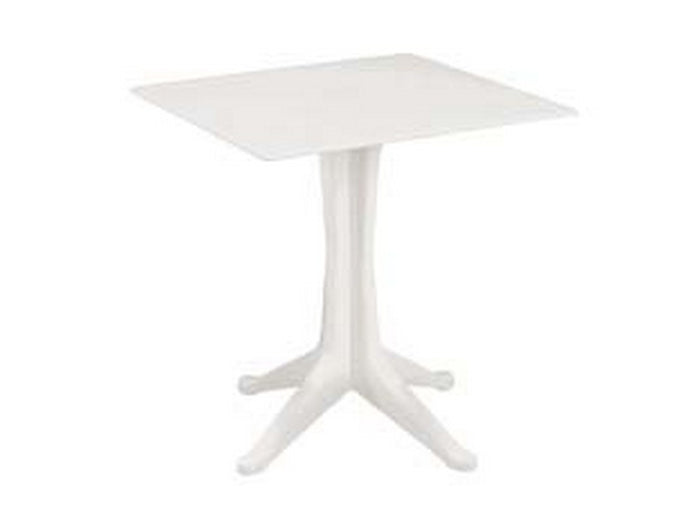 tavolo da giardino "ponente" bianco cm.70x70 - cm.70x70x71,7h. - peso kg.7,7 cod:ferx.fer403337