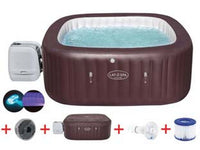 piscina idromassaggio lay-z spa maldives hydrojet pro cm.201x201x80h. - cm.201x201x80h. - (art.60033) cod:ferx.fer404679