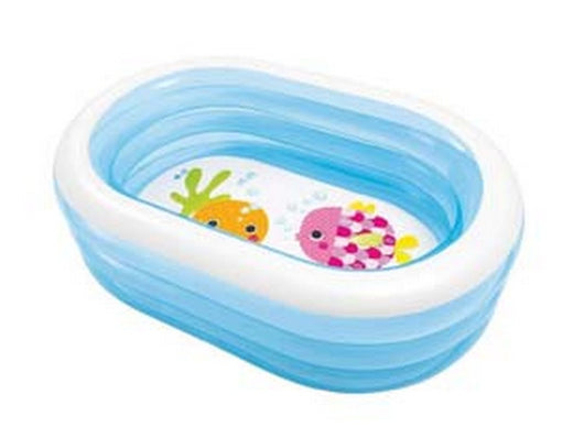 piscina ovale "baby" 4 anelli +3 anni - cm.163x107x46h. - peso kg.2,69 (57482) cod:ferx.fer405164