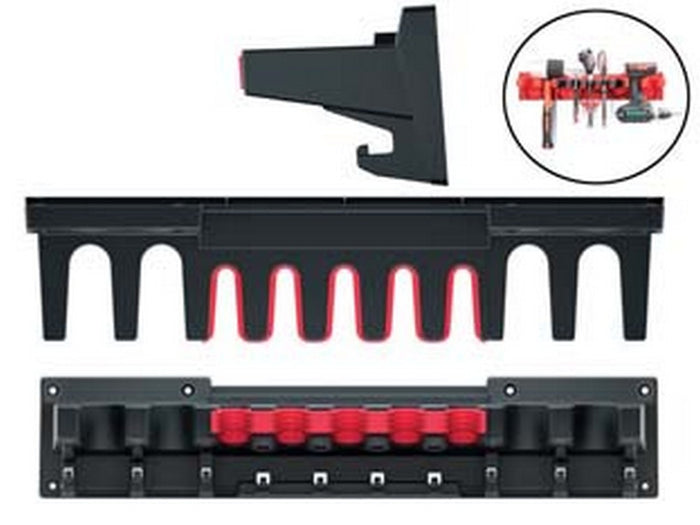 portautensili a muro multiholder - mm.597x128x118h. art.kmh60 cod:ferx.fer408462