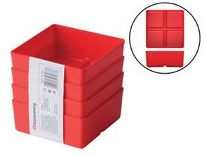 valigia portaminuteria unite set pezzi 4  - mm.110x110x50h. art.kbs115  cod:ferx.fer408677