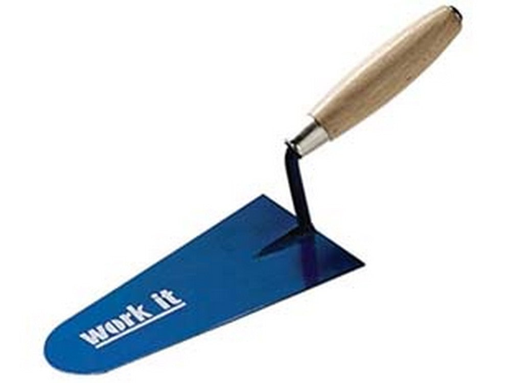 cazzuola work-it punta tonda manico in legno - mm.160 cod:ferx.fer409650